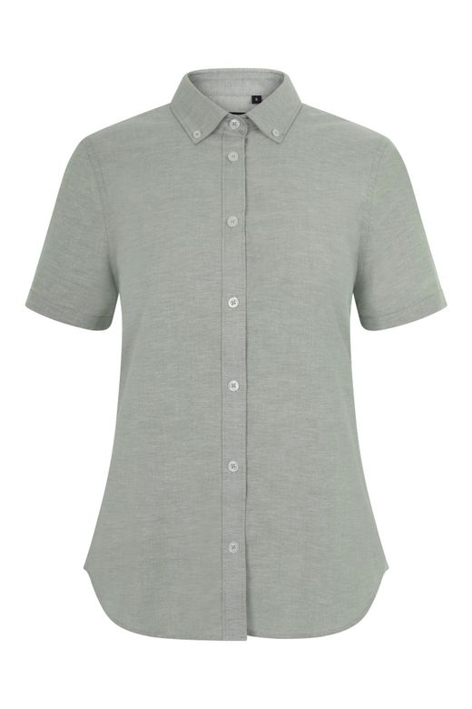 Camisa oxford mc mujer