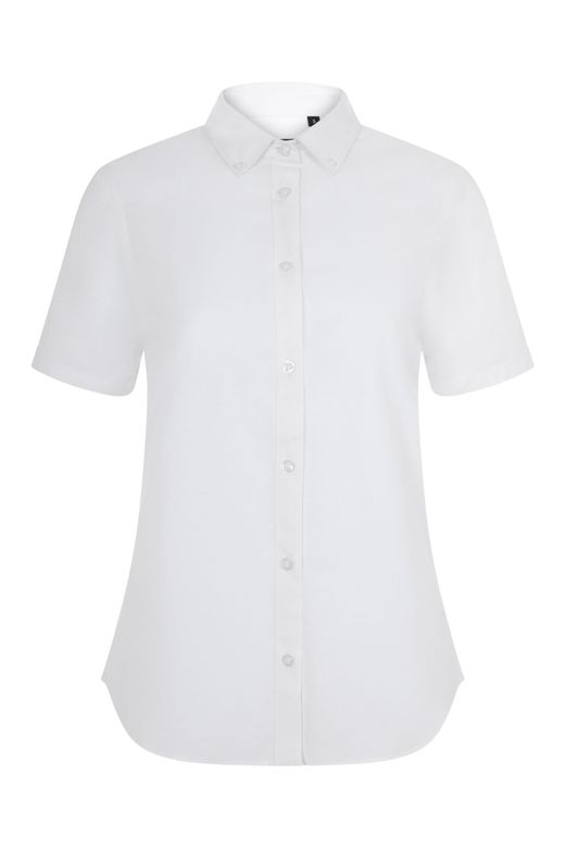 Camisa oxford mc mujer