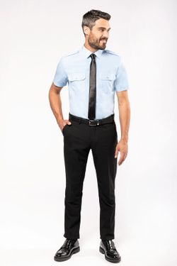 Kurzärmeliges Pilotenhemd für Herren