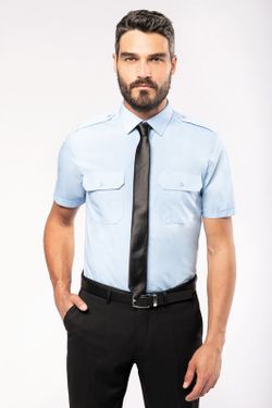 Kurzärmeliges Pilotenhemd für Herren