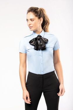 Kurzärmeliges Pilotenhemd für Damen