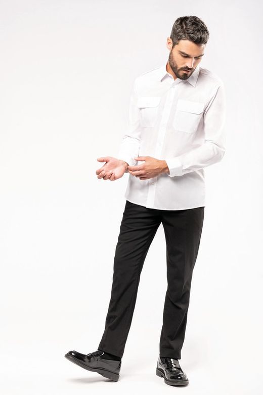 Camicia pilota manica lunga uomo