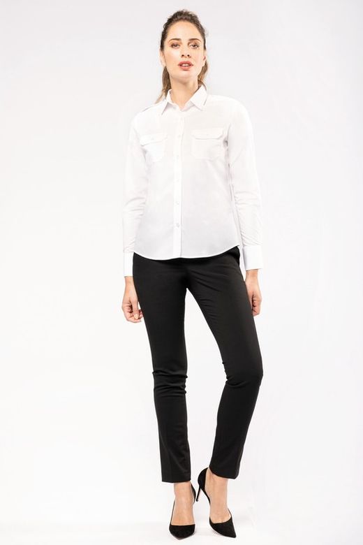Pilot Shirt Langarm Frau