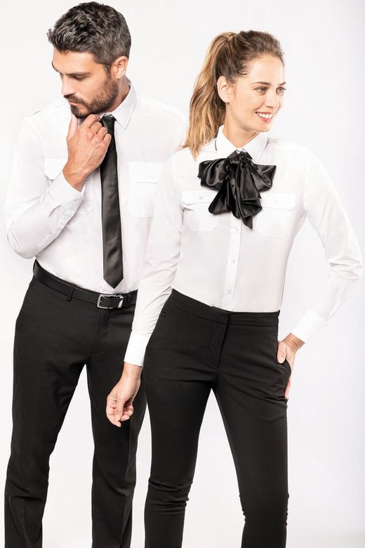 Pilot Shirt Langarm Frau