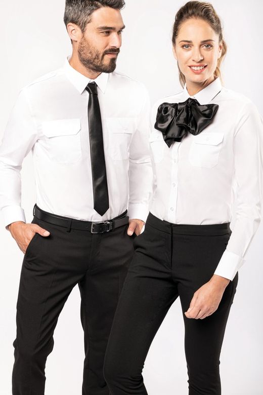 Pilot Shirt Langarm Frau