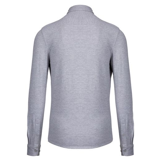 Langarm Piqué Shirt