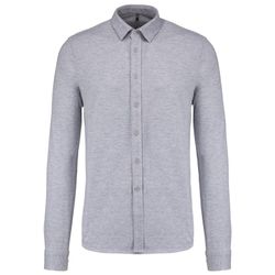 Langarm Piqué Shirt