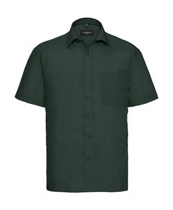 Chemise manches courtes en popeline