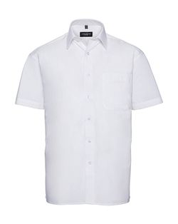 Popeline Shirt Kurzarm Mann