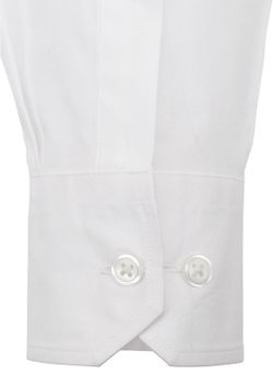 Elastane Popeline Shirt Schwarze Krawatte LSL / Herren Shirt