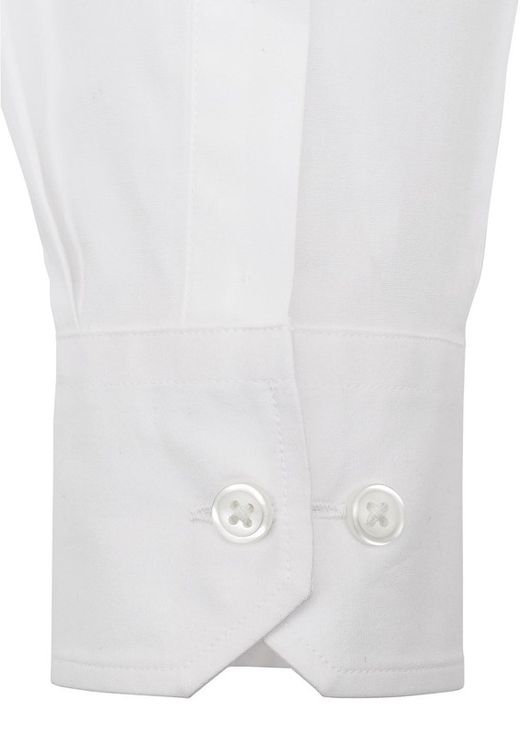 Elastane Popeline Shirt Schwarze Krawatte LSL / Herren Shirt