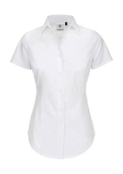 Camisa Popelina Elastán Black Tie M.C. Mujer