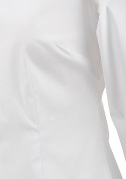 Chemise Popeline Elasthanne Black Tie MC Femme