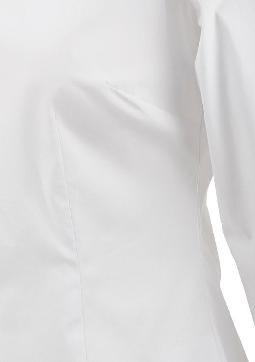 Chemise Popeline Elasthanne Black Tie MC Femme