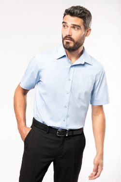 MÄNNER KURZHÜLLE POPLIN SHIRT