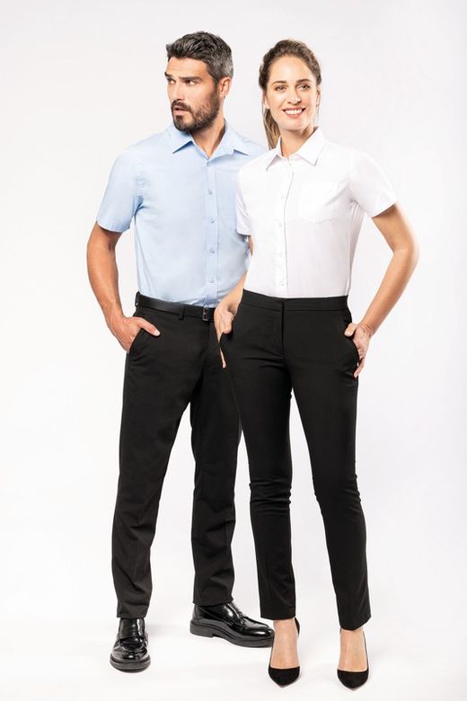 CAMISA POPELINA MANGA CORTA MUJER