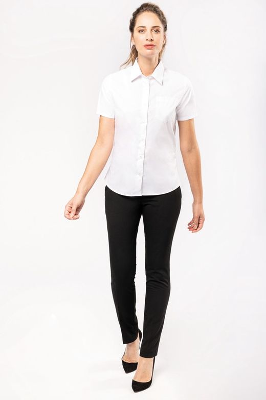 CAMISA POPELINA MANGA CORTA MUJER