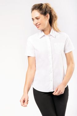 CAMISA POPELINA MANGA CORTA MUJER
