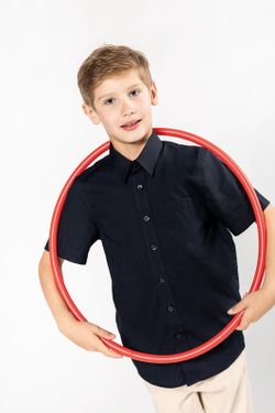KINDER KURZHÜLLE POPLIN SHIRT