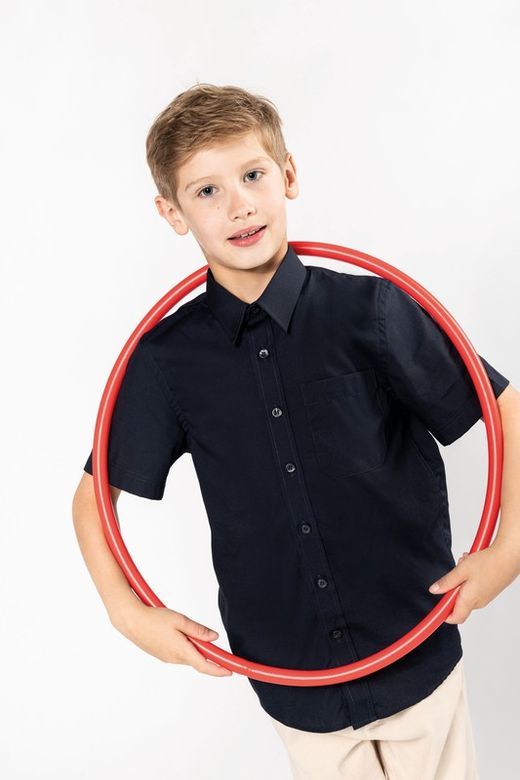 KINDER KURZHÜLLE POPLIN SHIRT