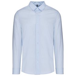 Camisa Popelina Manga Larga Hombre