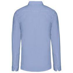 Camisa Popelina Manga Larga Hombre
