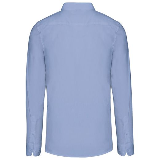 Camisa Popelina Manga Larga Hombre