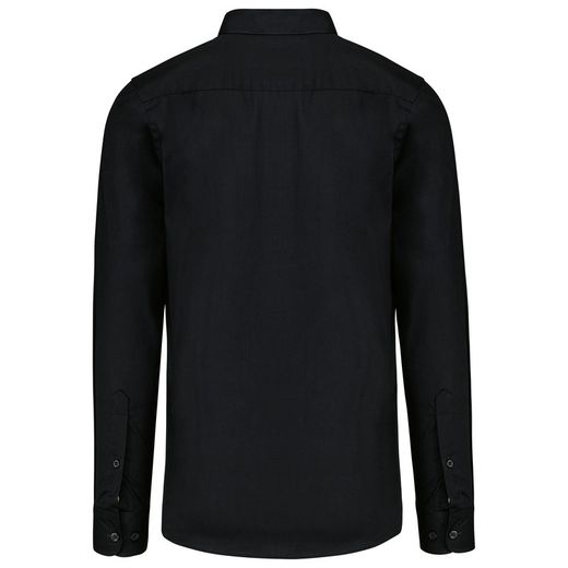 Camisa Popelina Manga Larga Hombre