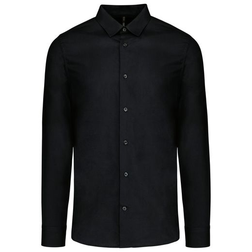Camisa Popelina Manga Larga Hombre