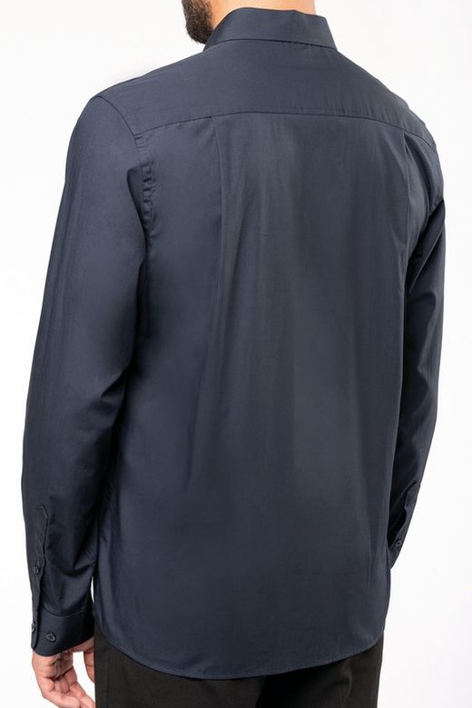 LANGHÜLLIGES POPLIN-SHIRT FÜR MÄNNER