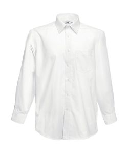 Camisa popeline manga longa homem