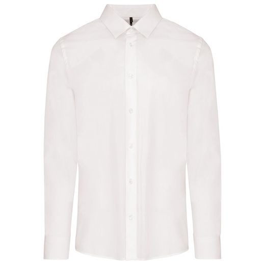 Camisa Popelina Manga Larga Hombre