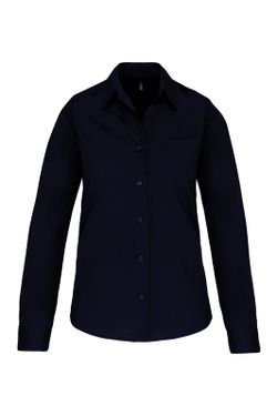 POPLIN-SHIRT MIT LANGEN ÄRMELN FÜR FRAUEN
