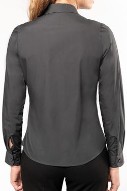POPLIN-SHIRT MIT LANGEN ÄRMELN FÜR FRAUEN