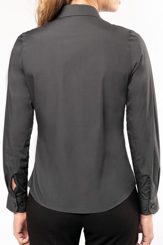 POPLIN-SHIRT MIT LANGEN ÄRMELN FÜR FRAUEN