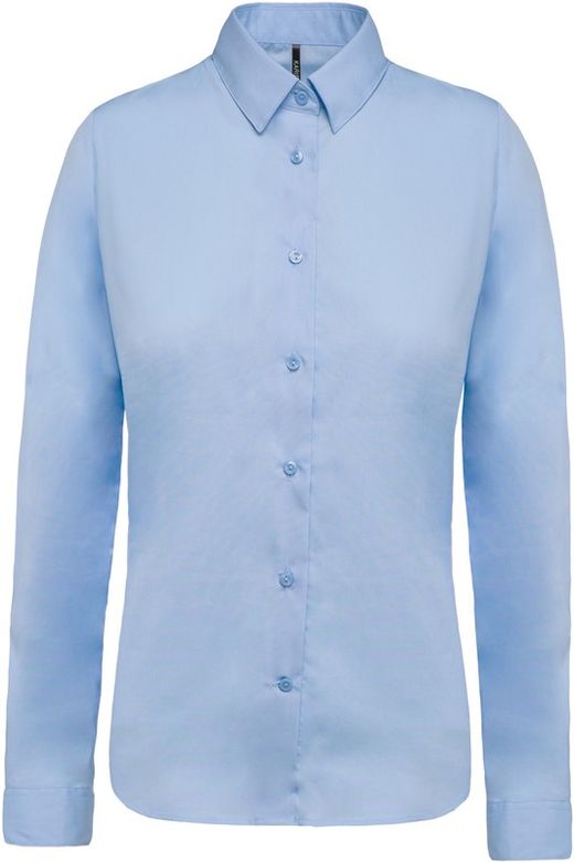 Langarm Popeline Shirt Frau