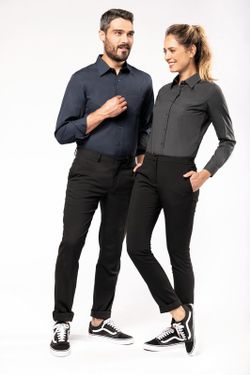 POPLIN-SHIRT MIT LANGEN ÄRMELN FÜR FRAUEN