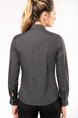 POPLIN-SHIRT MIT LANGEN ÄRMELN FÜR FRAUEN