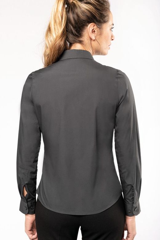 POPLIN-SHIRT MIT LANGEN ÄRMELN FÜR FRAUEN