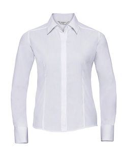 Camisa Popelina manga larga mujer
