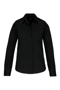 POPLIN-SHIRT MIT LANGEN ÄRMELN FÜR FRAUEN