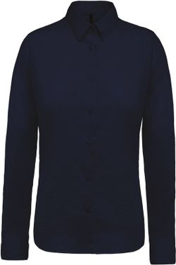 Langarm Popeline Shirt Frau