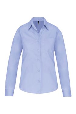 POPLIN-SHIRT MIT LANGEN ÄRMELN FÜR FRAUEN