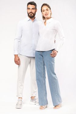 Langarm Popeline Shirt Frau