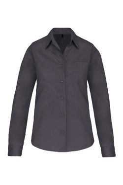 POPLIN-SHIRT MIT LANGEN ÄRMELN FÜR FRAUEN