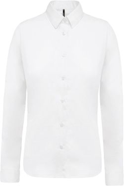 Langarm Popeline Shirt Frau
