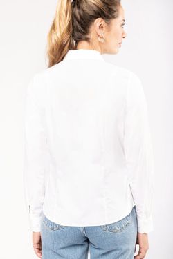 Langarm Popeline Shirt Frau