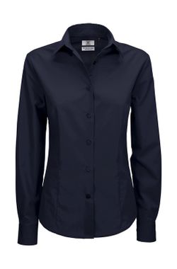 Smart Popeline Shirt LSL / Frauen
