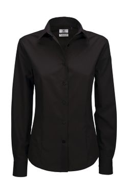 Smart Popeline Shirt LSL / Frauen