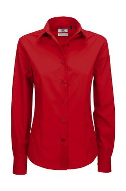 Smart Popeline Shirt LSL / Frauen